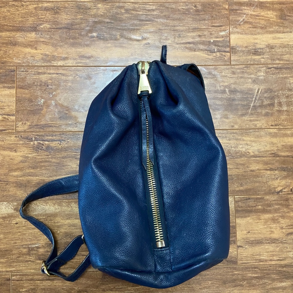 Navy blue backpack